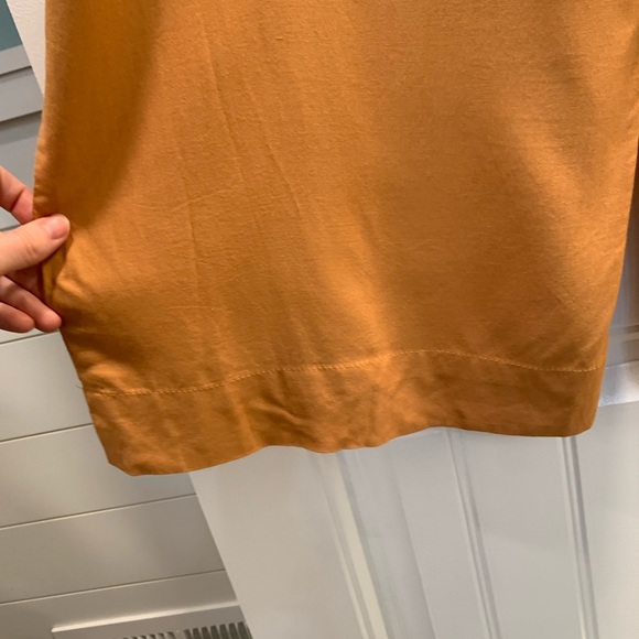 Bombay & Paisley capris. Caramel colored. Wide leg capri pants. Size Large. - Picture 5 of 11